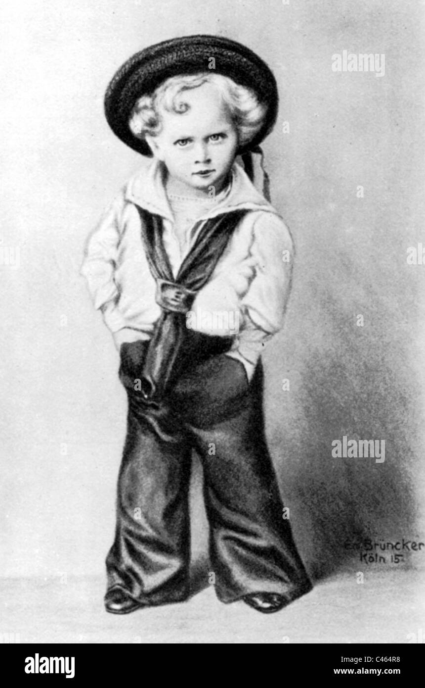Wilhelm als Kind, 1861 Stockfoto