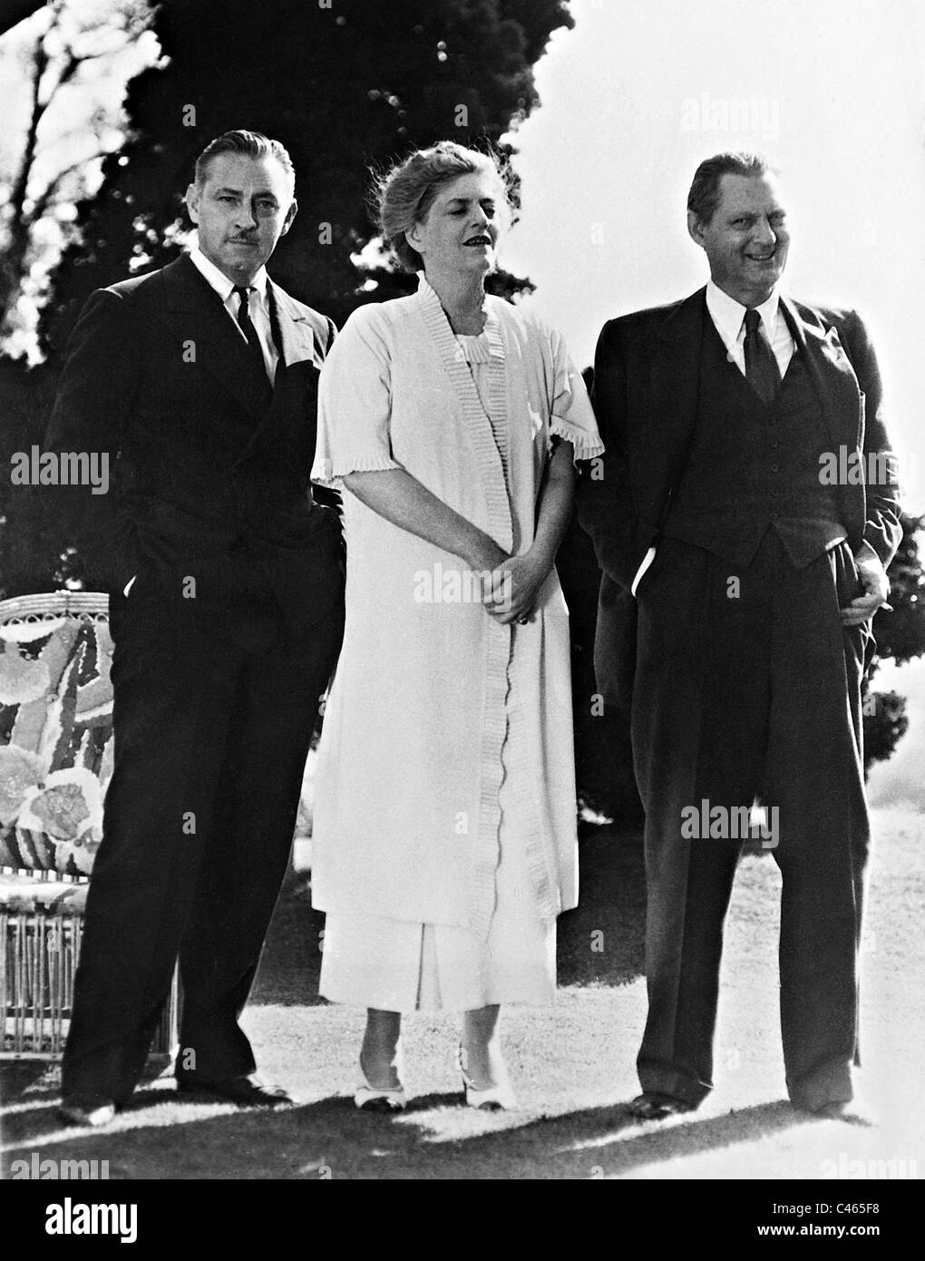 John Barrymore, Ethel Barrymore und Lionel Barrymore, 1932 Stockfoto