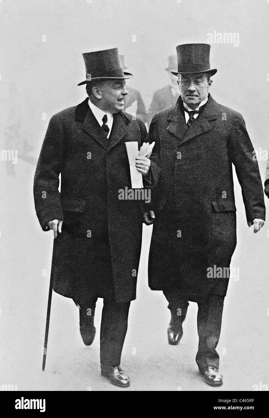 William Lyon Mackenzie King und Stanley Baldwin, 1926 Stockfoto