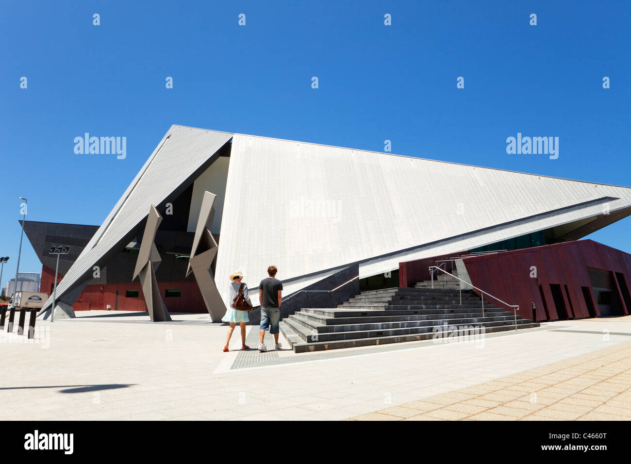 Zu zweit am Albany-Entertainment-Center. Albany, Western Australia, Australien Stockfoto