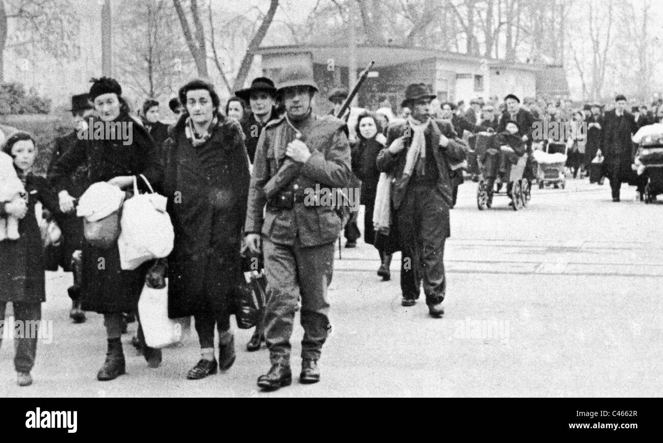 Nazi-Deutschland: Emigration 1933-1939 Stockfoto