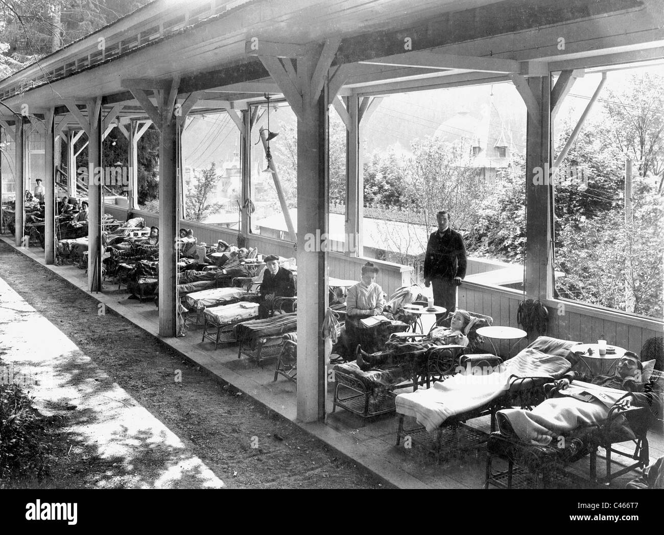 Sanatorium St. Blasien, 1913 Stockfoto