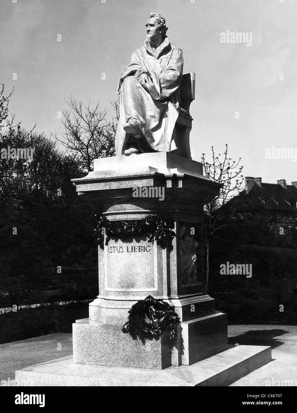 Justus von Liebig-Denkmal Stockfoto