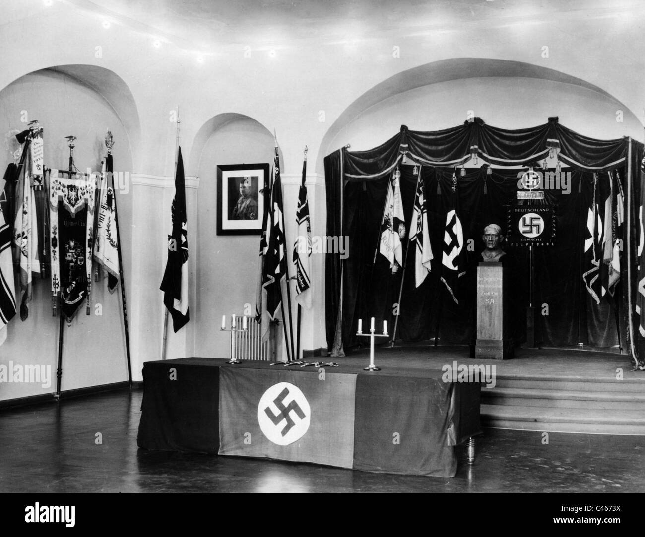 Nazi-Deutschland: Führer Kult Stockfoto