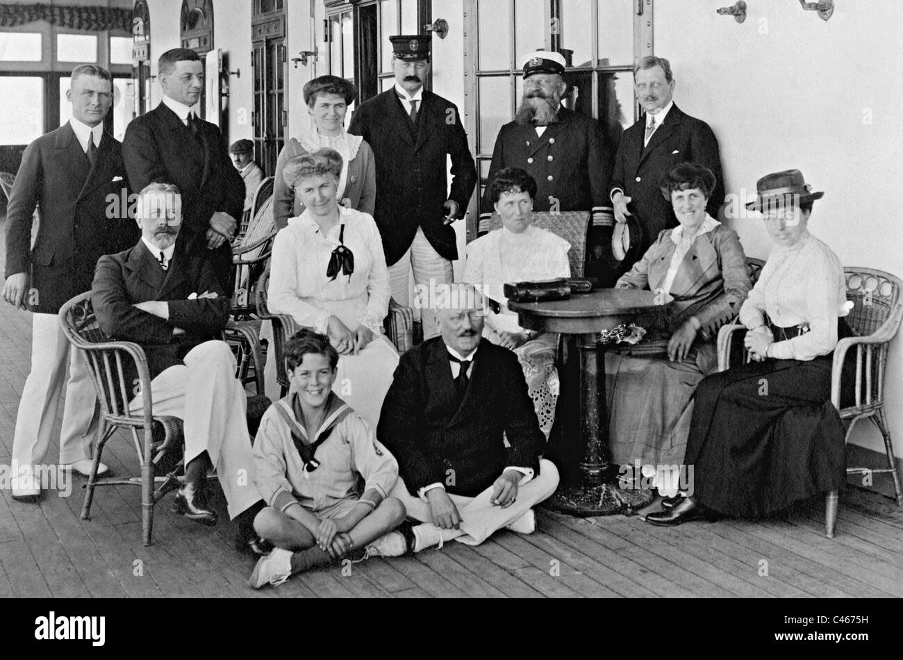 Prinz Heinrich Rückkehr von seiner Südamerika-Reise, 1914 Stockfoto Prinz Heinrich Rückkehr von seiner Südamerika-Reise, 1914 Stockfoto