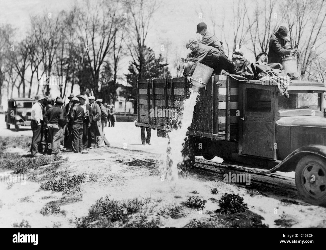 Essen Zerstörung während der großen Depression, 1933 Stockfoto