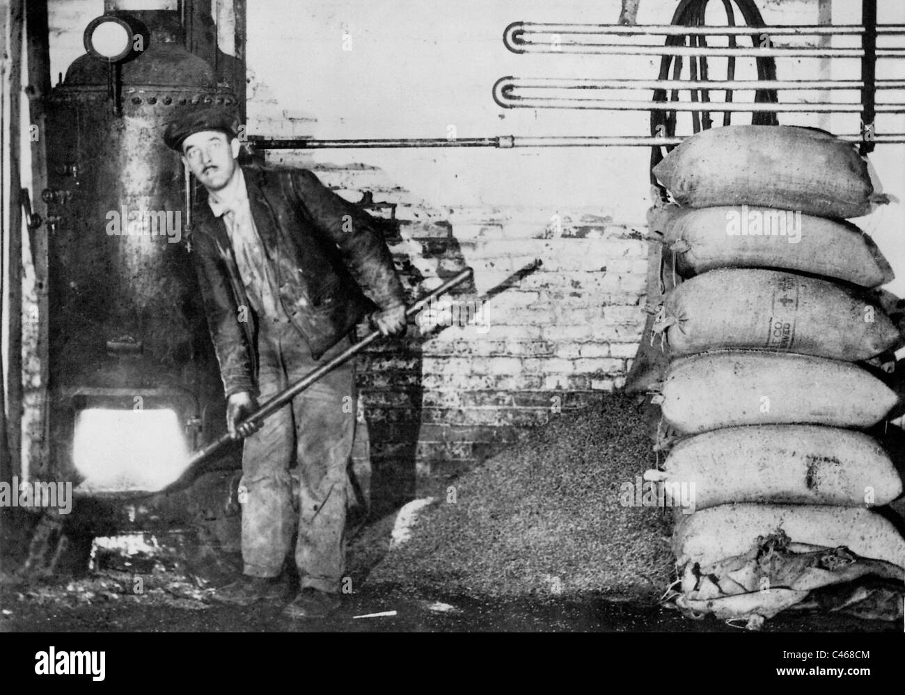 Essen Zerstörung während der großen Depression Stockfoto