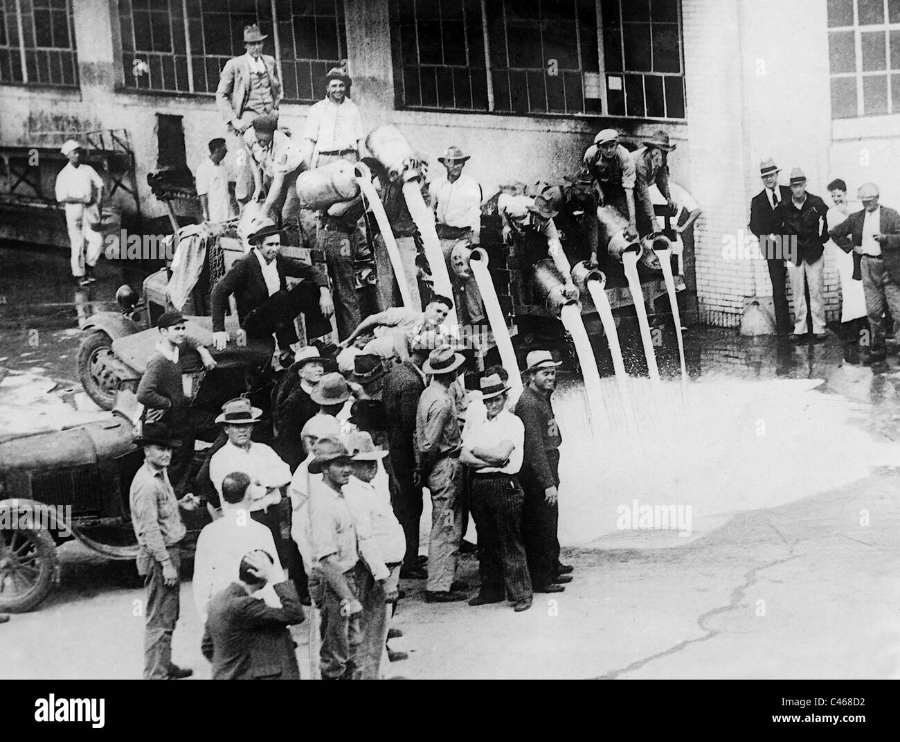 Essen Zerstörung während der großen Depression, 1932 Stockfoto