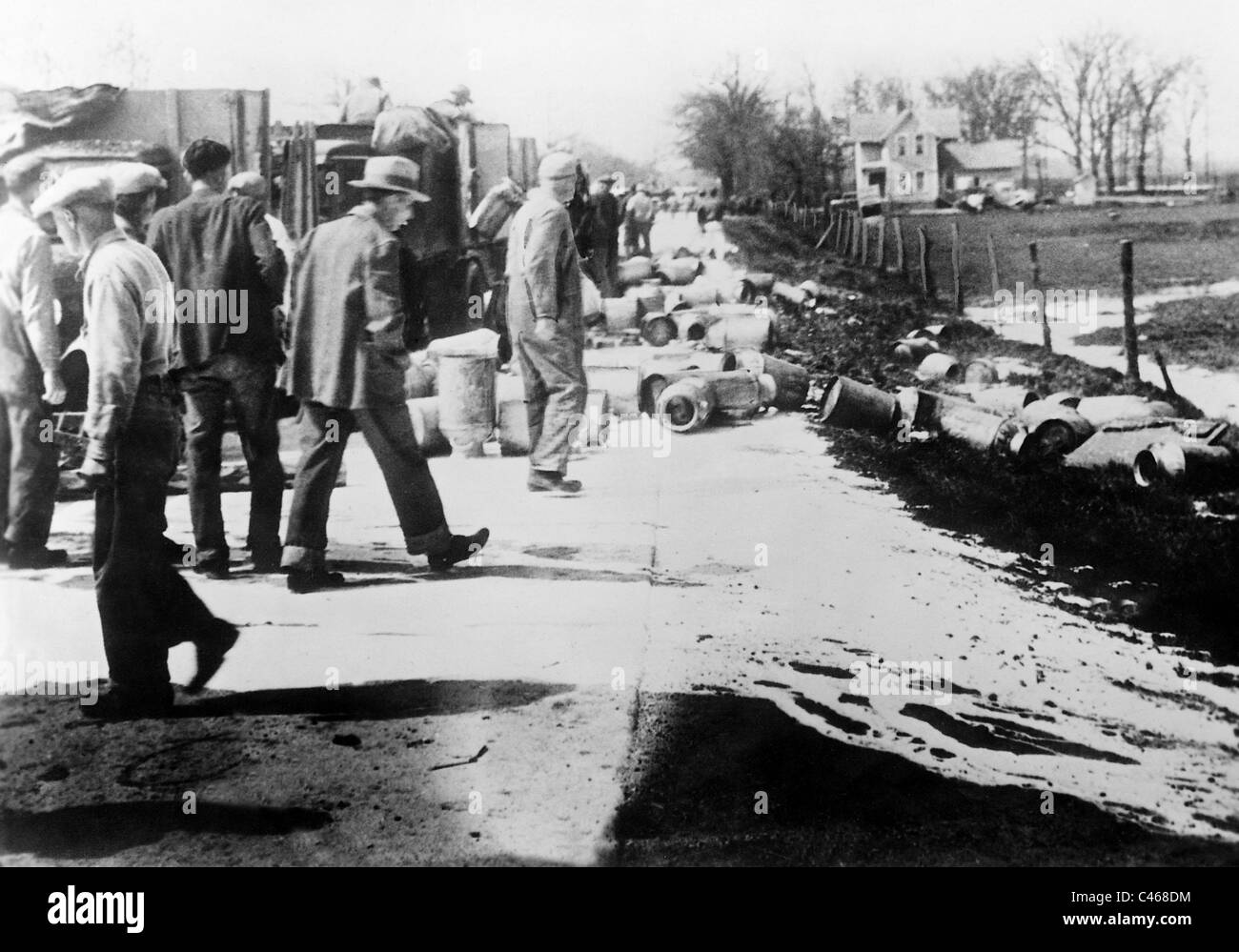 Essen Zerstörung während der großen Depression, 1933 Stockfoto