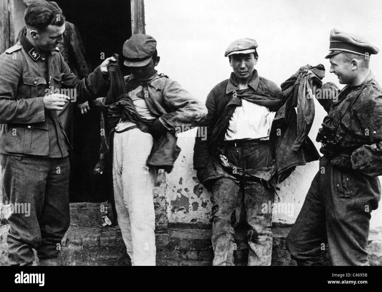 Zweiter Weltkrieg: Russische Partisanen in der besetzten Sowjetunion Stockfoto