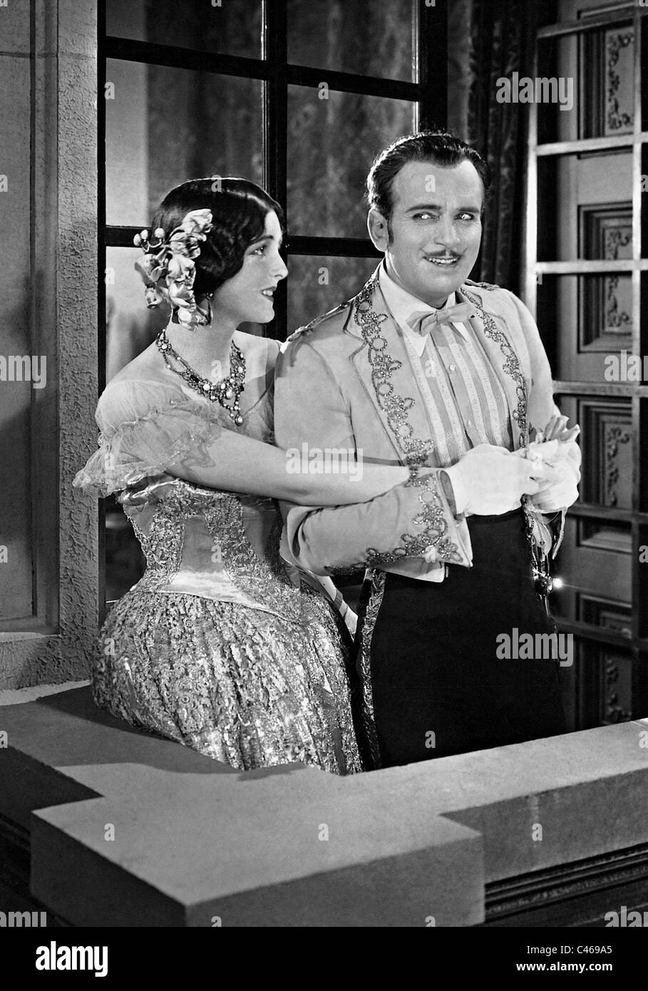 Heiraten Sie Astor und Douglas Fairbanks in "Don Q, Sohn von Zorro", 1925 Stockfoto