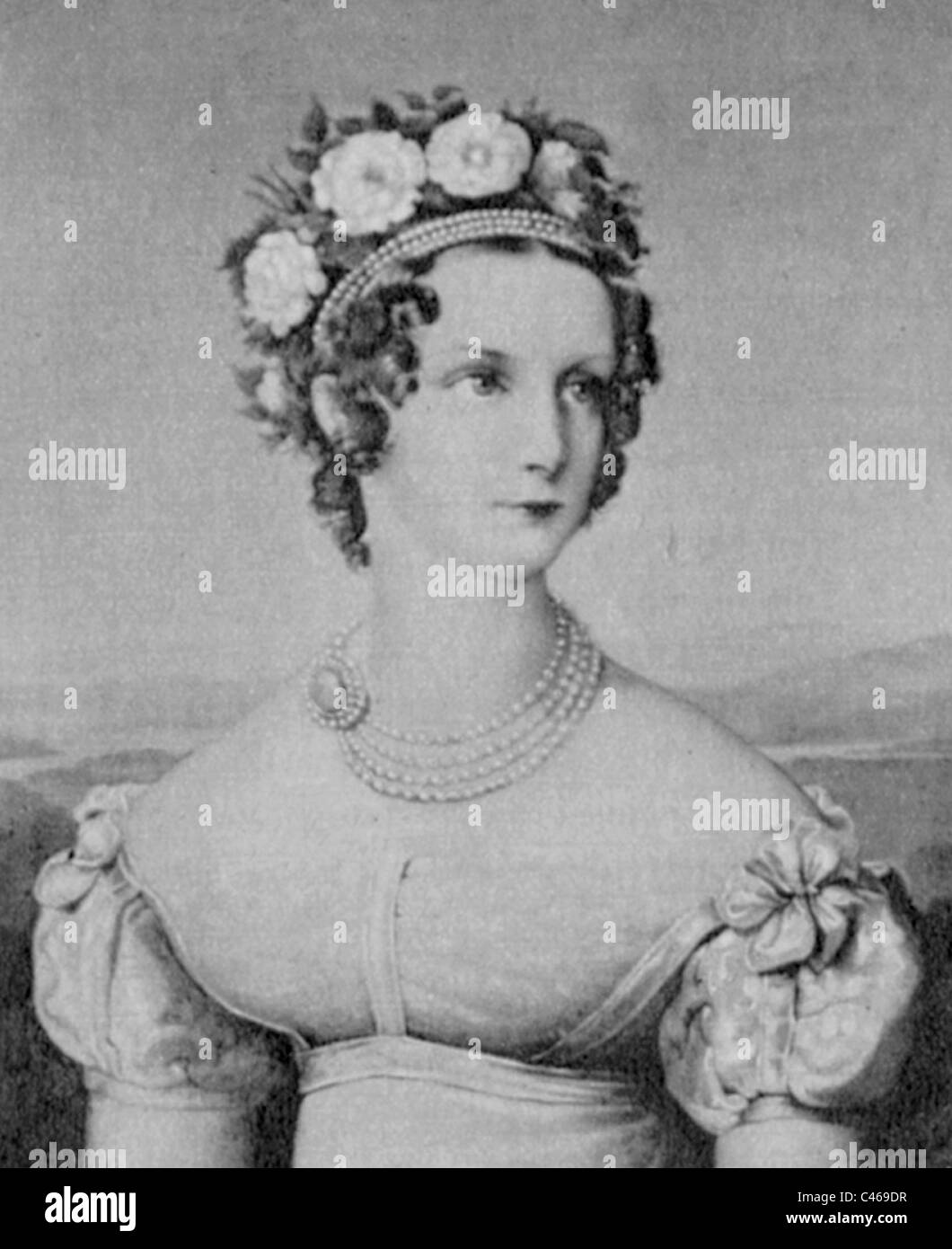 Kaiserin Alexandra Feodorowna, ca. 1820 Stockfoto