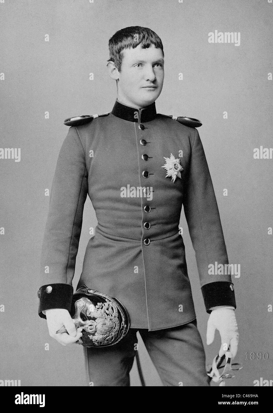 Kronprinz Rupprecht von Bayern, 1890 Stockfoto