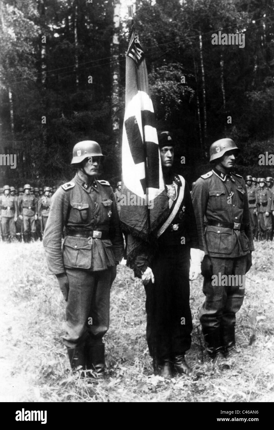 Zweiter Weltkrieg, deutsche Unterscheidungen: Iron Cross etc.. Stockfoto