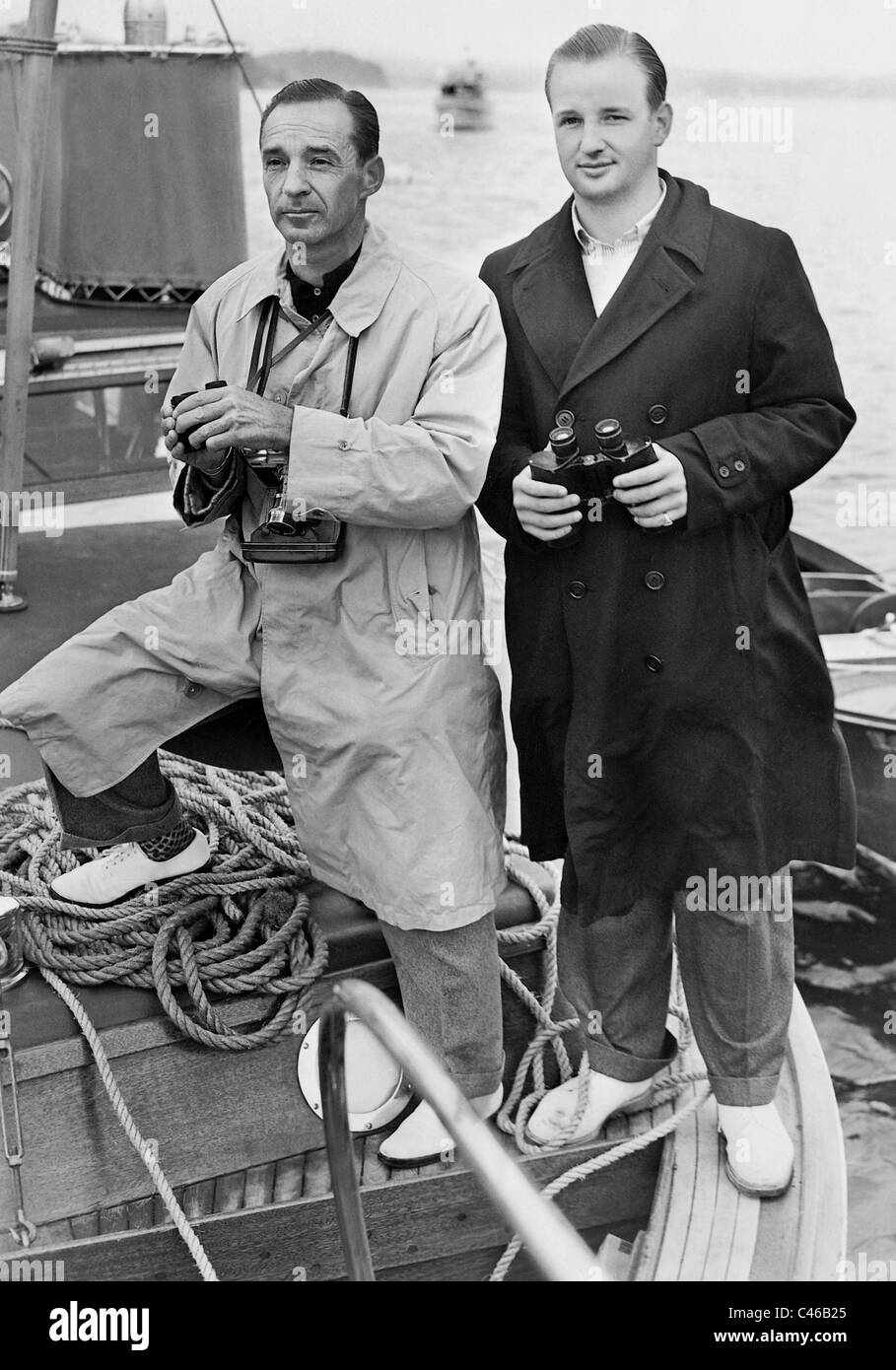 Edsel Ford und sein Sohn Benson, 1939 Stockfoto