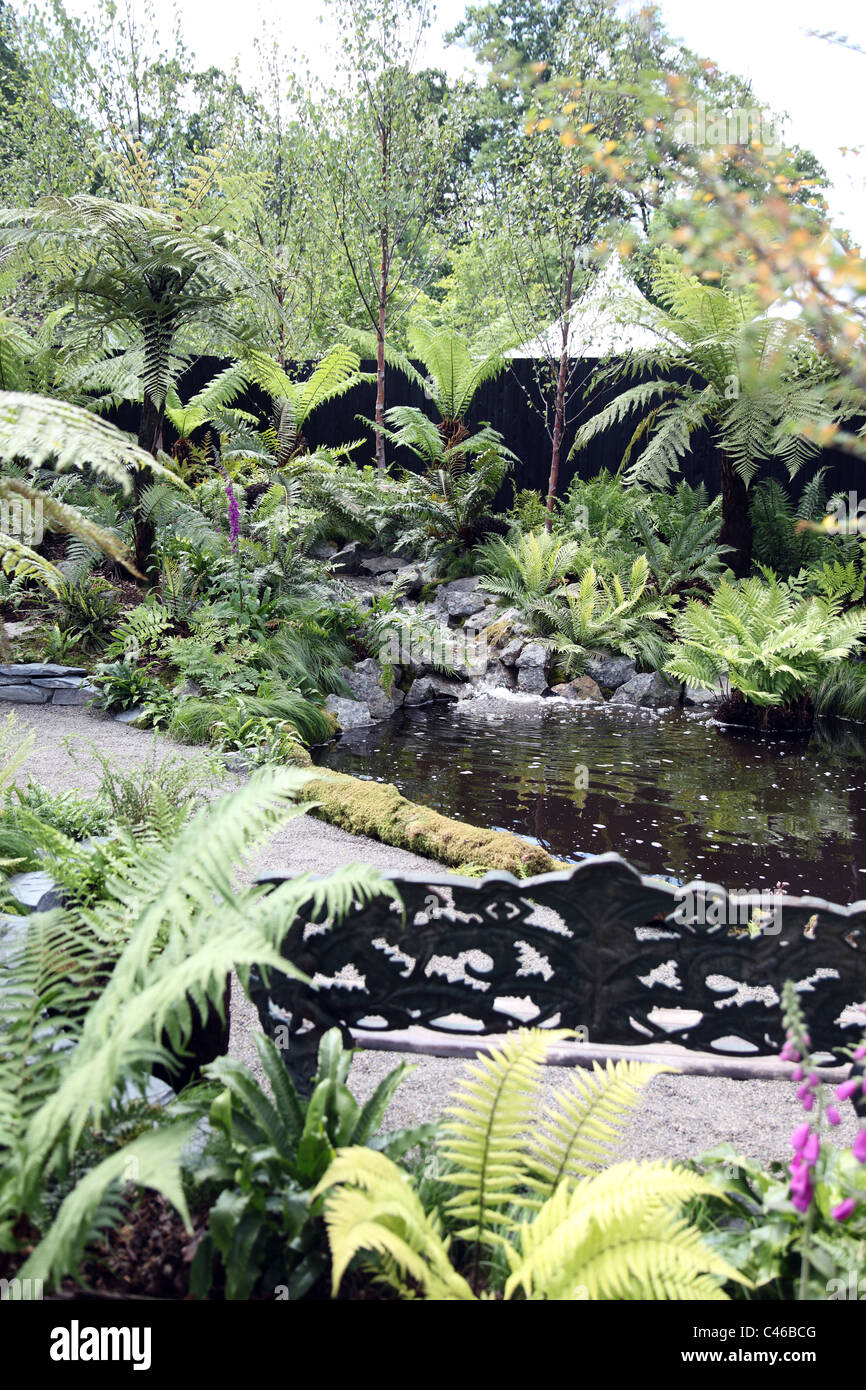 Kells Bay Garten, Schaugarten von Frazer McDonogh und Billy Alexander für Bloom, Dublin, Irland Stockfoto