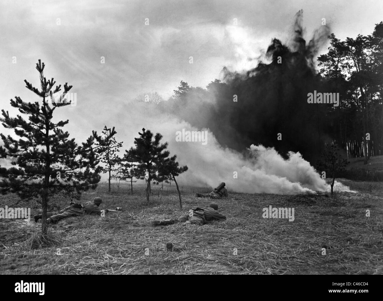 Zweiter Weltkrieg: Deutsche Flammenwerfer an der Ostfront, 1941-1945 Stockfoto