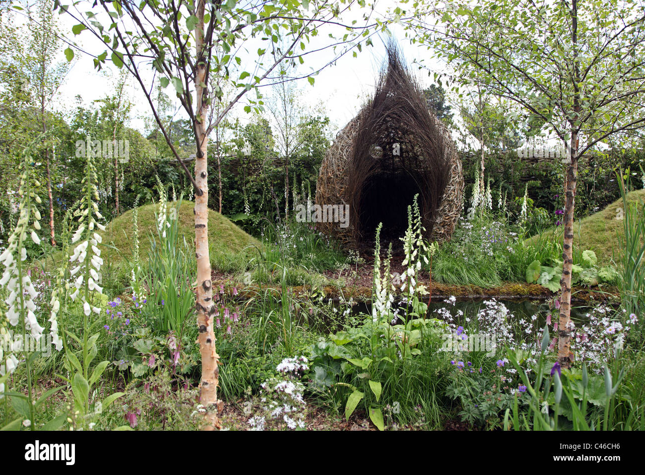 Ein Ort der Zugehörigkeit, Garten, entworfen von Damien Costello Bloom, Irland premier Gartenschau, Dublin Stockfoto