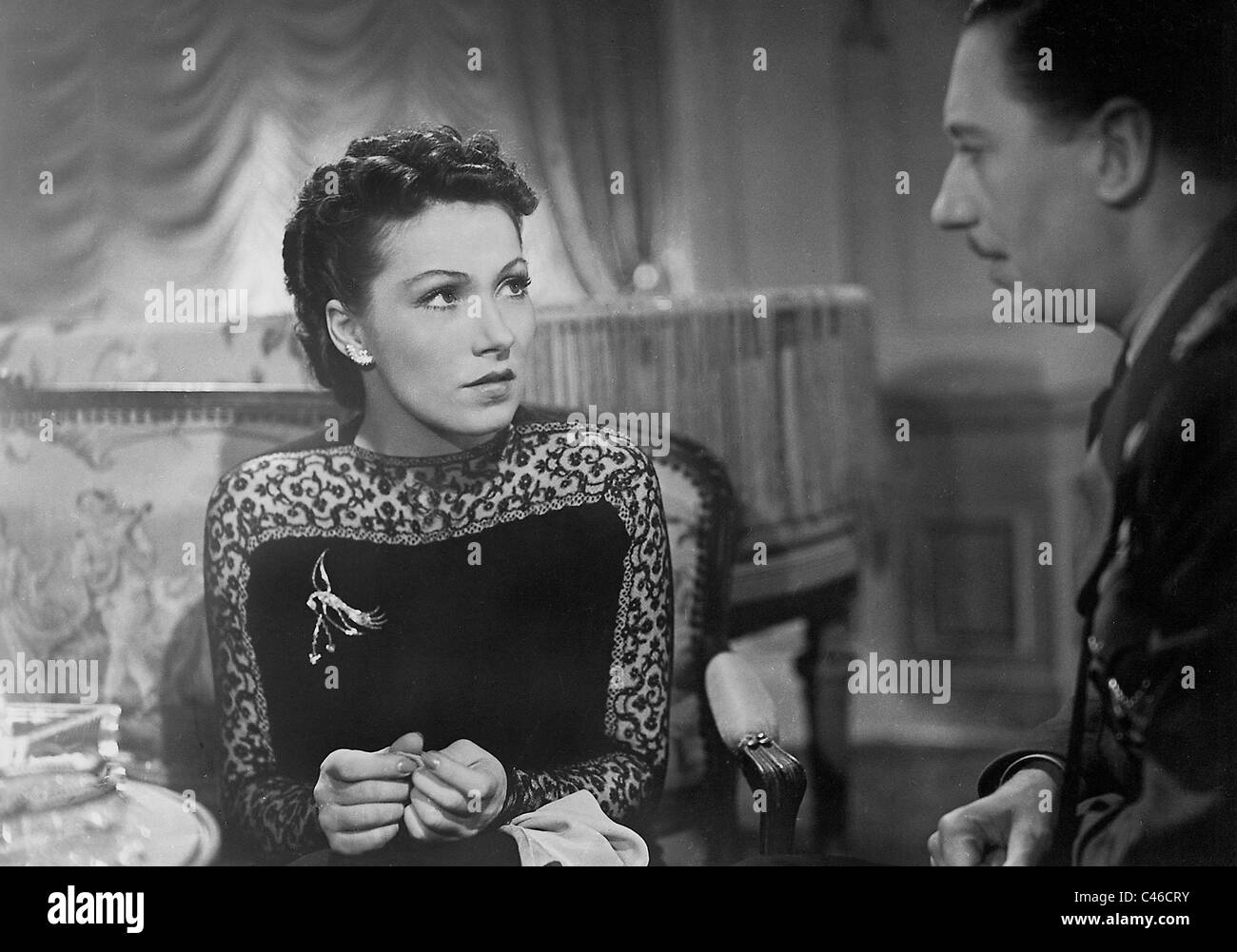 Brigitte Horney und Willy Birgel in "Gouverneur", 1939 Stockfoto