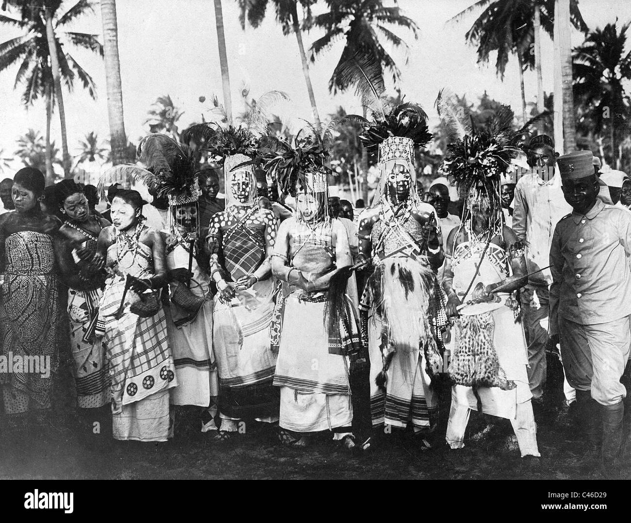 Afrikanische Frauen in Deutsch-Ostafrika, 1908 Stockfoto