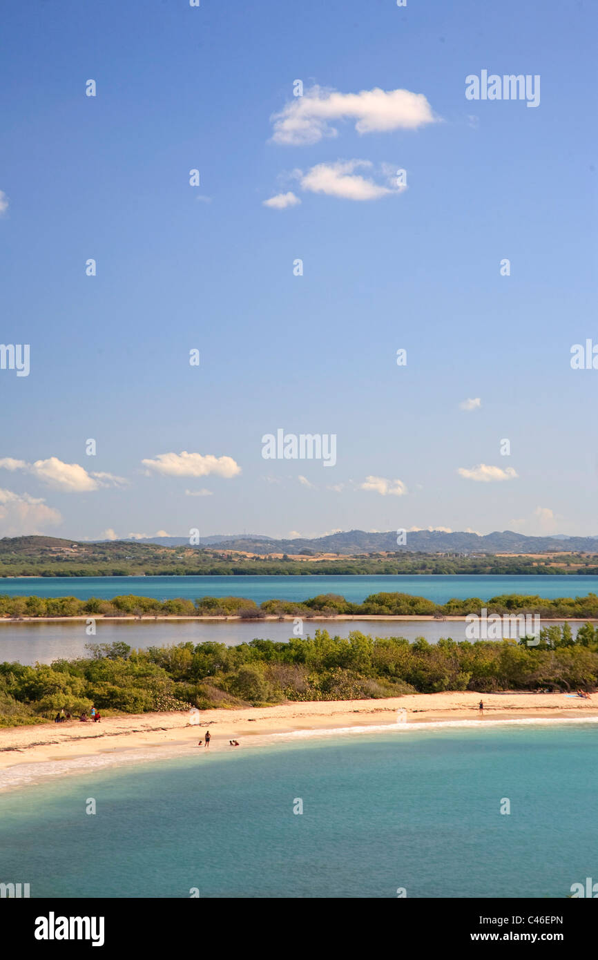 USA, Karibik, Puerto Rico, Westküste, Punta Jaguey, Cabo Rojo, Strand Playa la Playuela Stockfoto