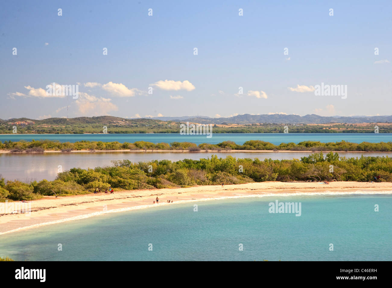 USA, Karibik, Puerto Rico, Westküste, Punta Jaguey, Cabo Rojo, Strand Playa la Playuela Stockfoto