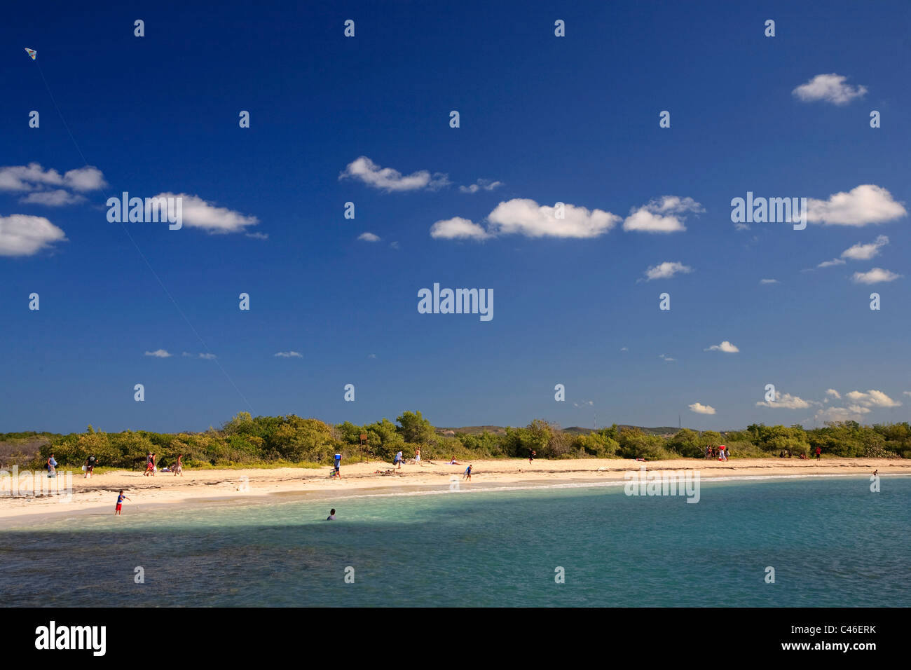 USA, Karibik, Puerto Rico, Westküste, Punta Jaguey, Cabo Rojo, Strand Playa la Playuela Stockfoto