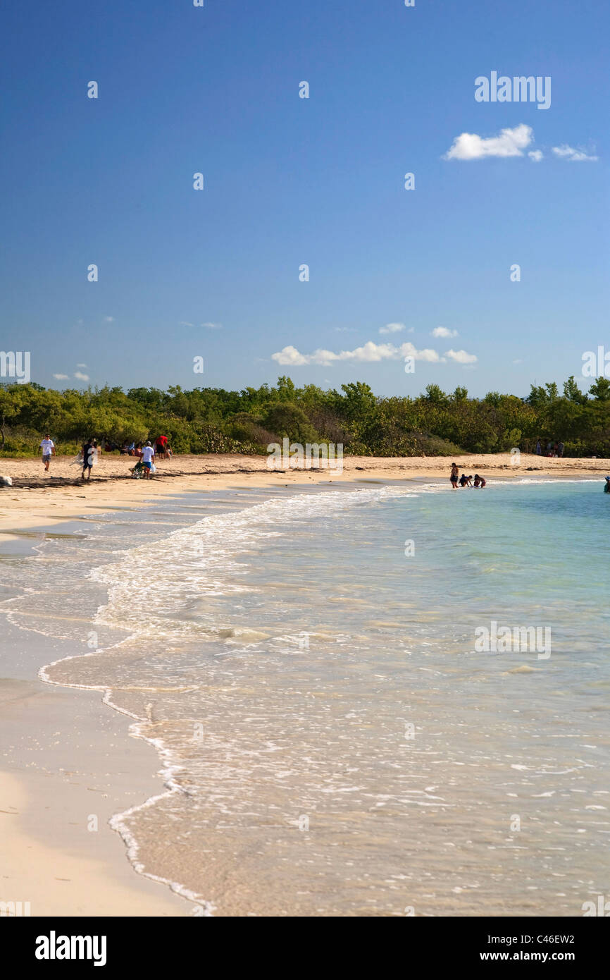 USA, Karibik, Puerto Rico, Westküste, Punta Jaguey, Cabo Rojo, Strand Playa la Playuela Stockfoto
