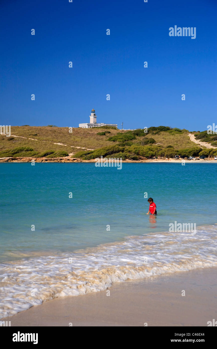 USA, Karibik, Puerto Rico, Westküste, Punta Jaguey, Cabo Rojo, Strand Playa la Playuela Stockfoto