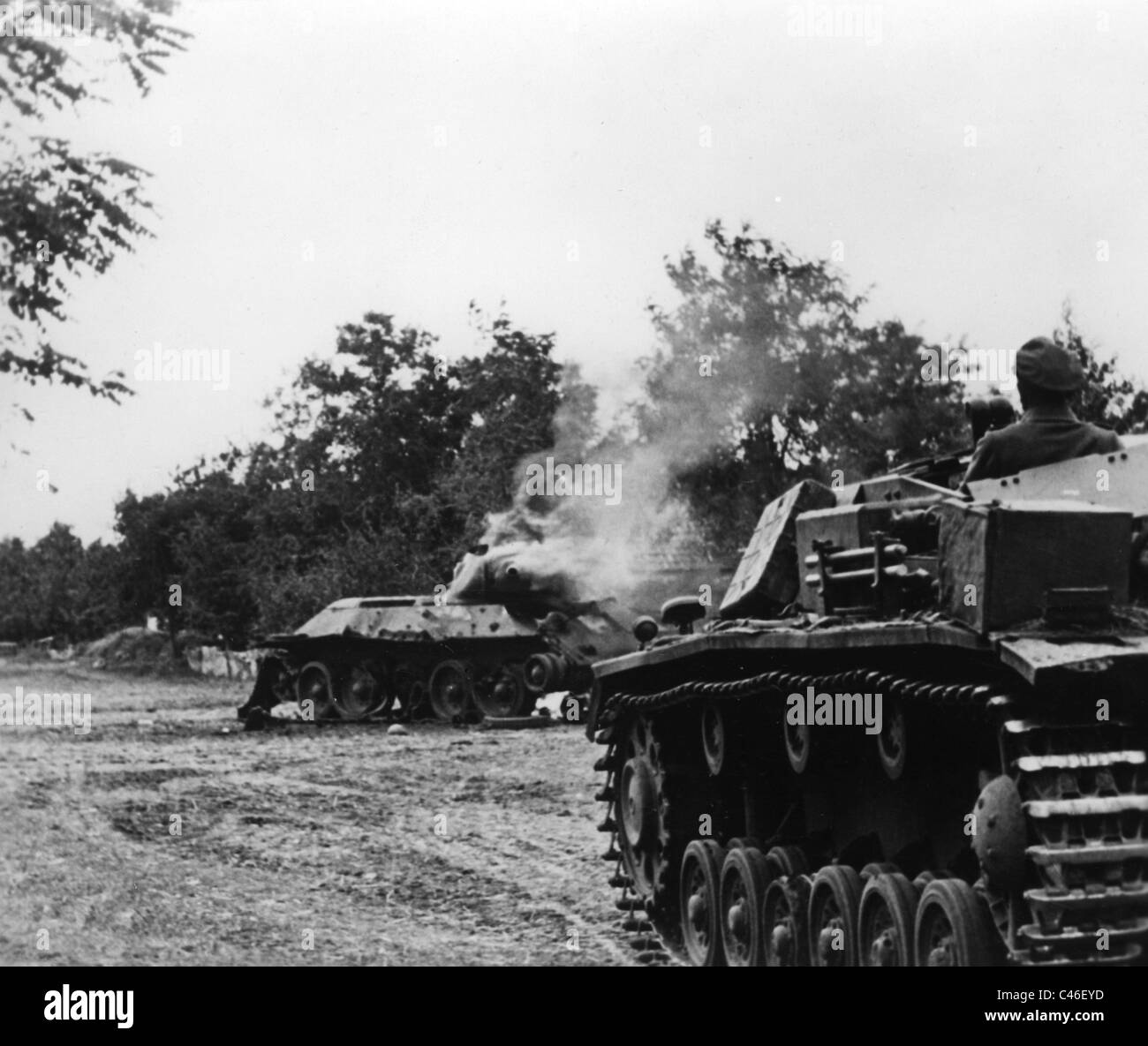 Zweiter Weltkrieg: Deutsche Sturmgeschütze Stockfoto