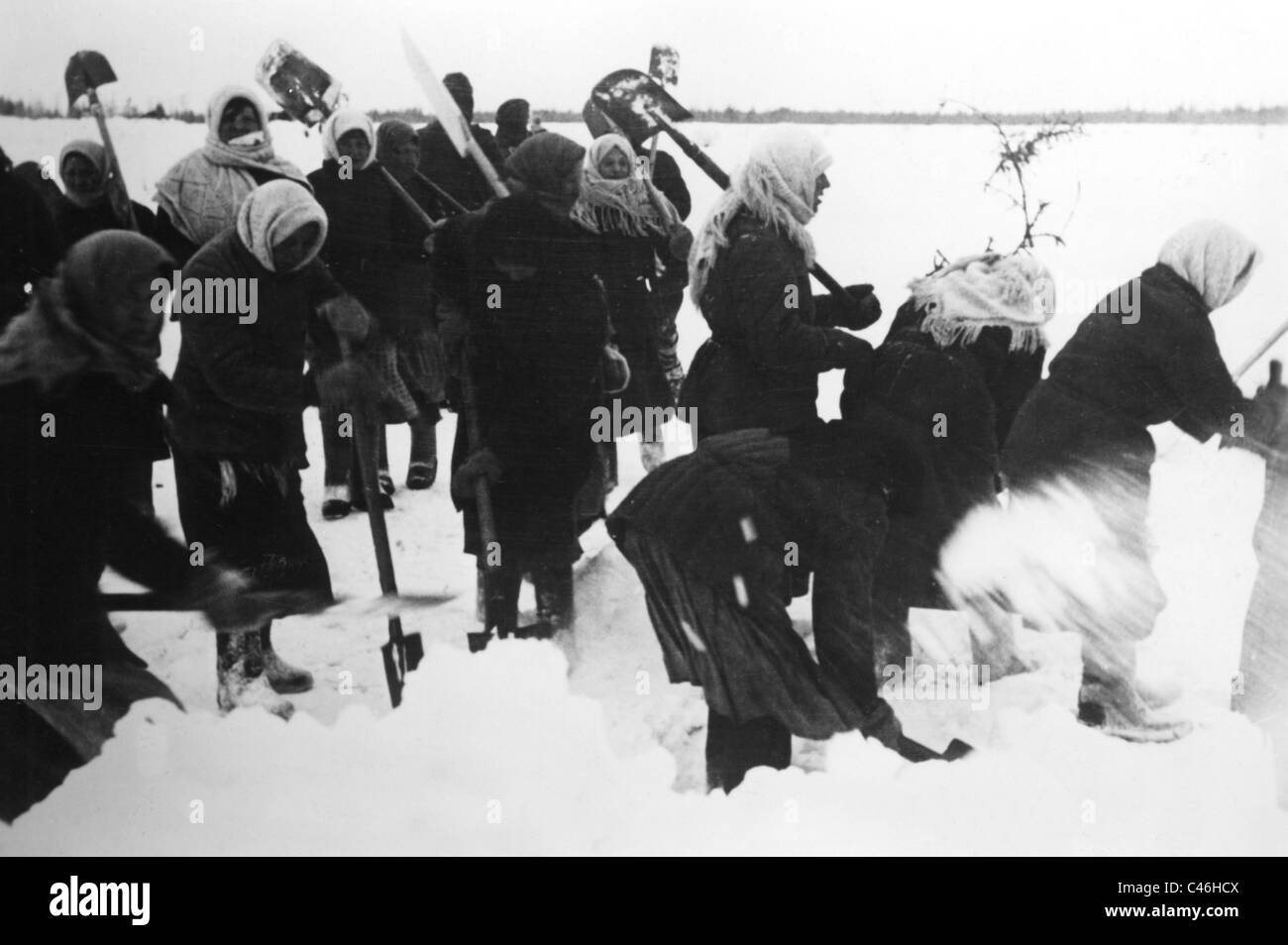 Zweiter Weltkrieg, Zivilbevölkerung: Zwangsarbeit, 1941-1945 Stockfoto