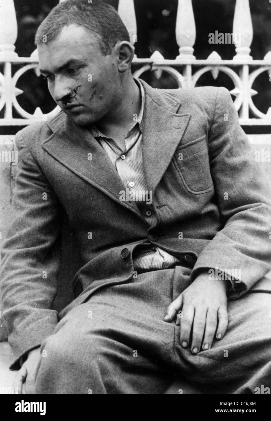 Zweiten Weltkrieg, russische Kriegsgefangene: politischen Kommissare der Roten Armee Stockfoto