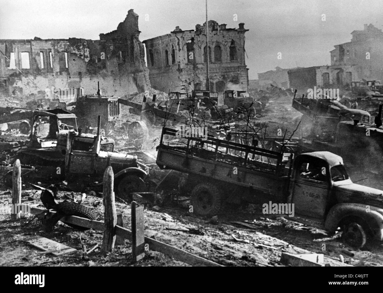 Zweiter Weltkrieg: Deutsche Truppen Angriff auf Stalingrad zwischen den Flüssen Donez und Don, 28/06/1942-August 1942 Stockfoto