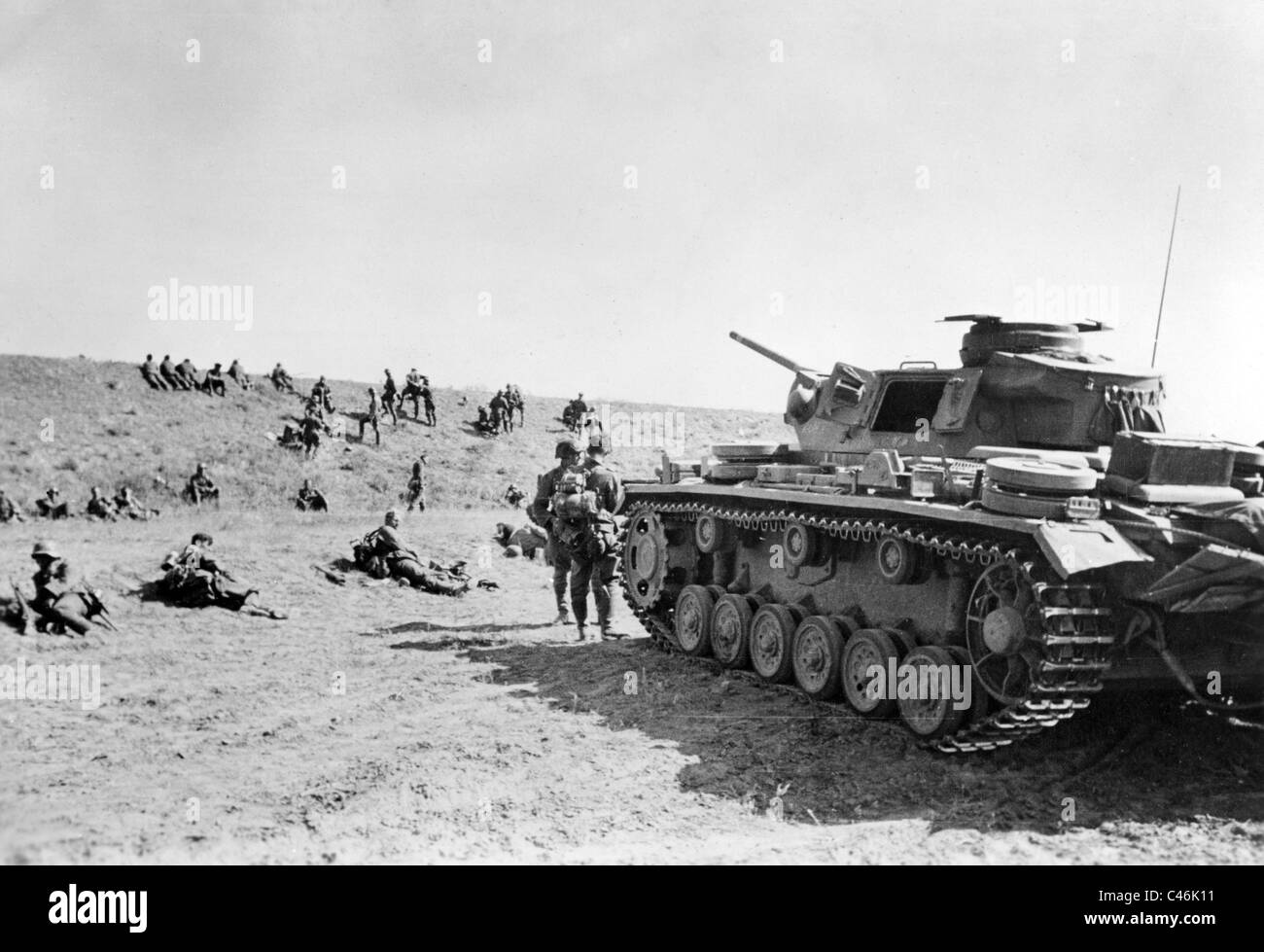 Zweiter Weltkrieg: Deutsche Truppen Angriff auf Stalingrad zwischen den Flüssen Don und Wolga, September-Oktober 1942 Stockfoto