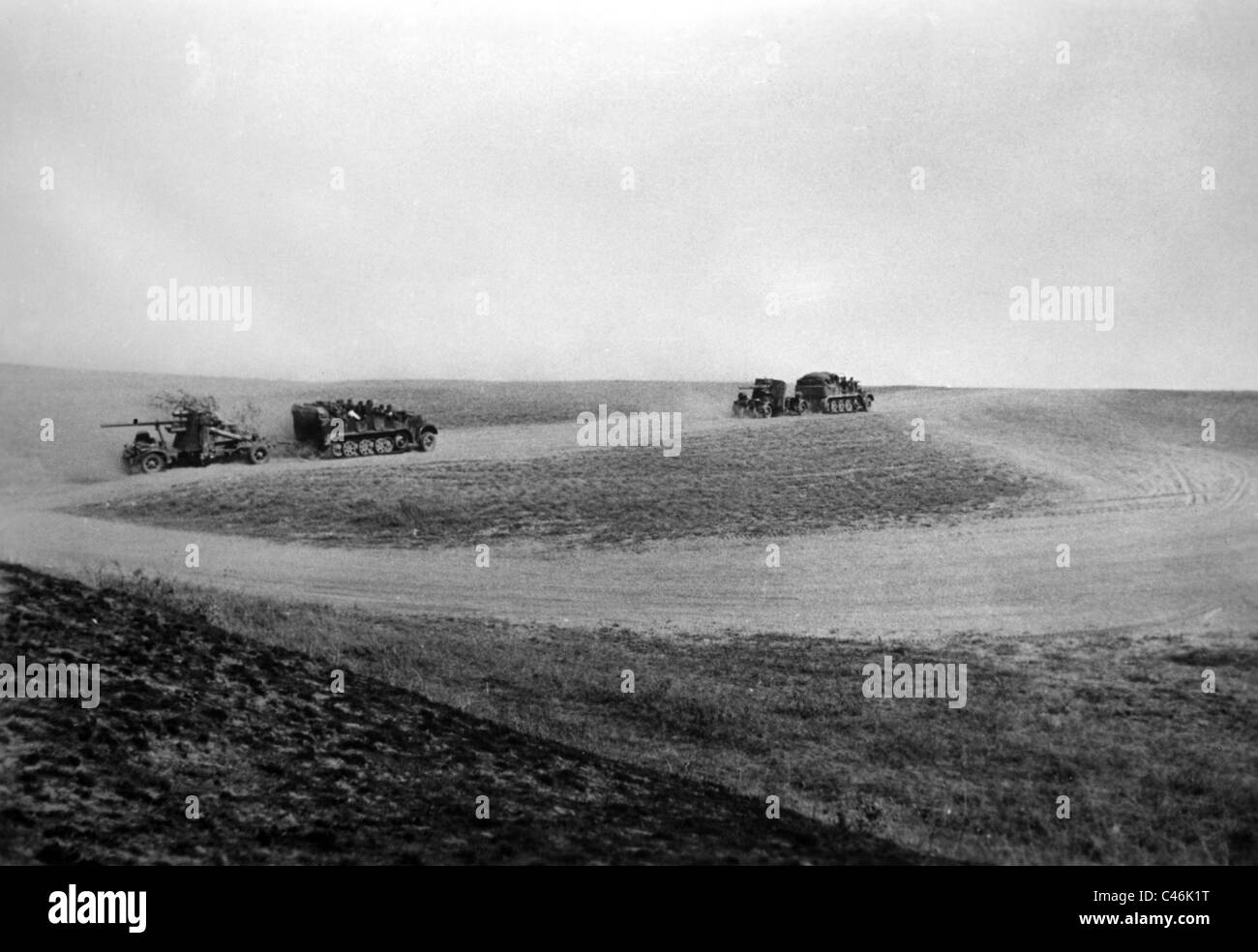 Zweiter Weltkrieg: Deutsche Truppen Angriff auf Stalingrad zwischen den Flüssen Don und Wolga, September-Oktober 1942 Stockfoto