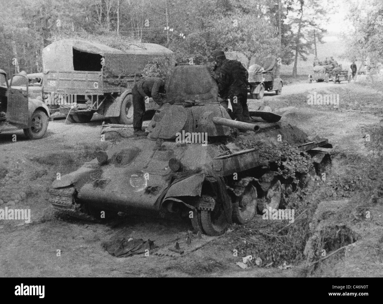 Wichtigste Schlachten Im 2 Weltkrieg Zweiter Weltkrieg: Schlachten an der Ostfront 1941-1942 Stockfotografie