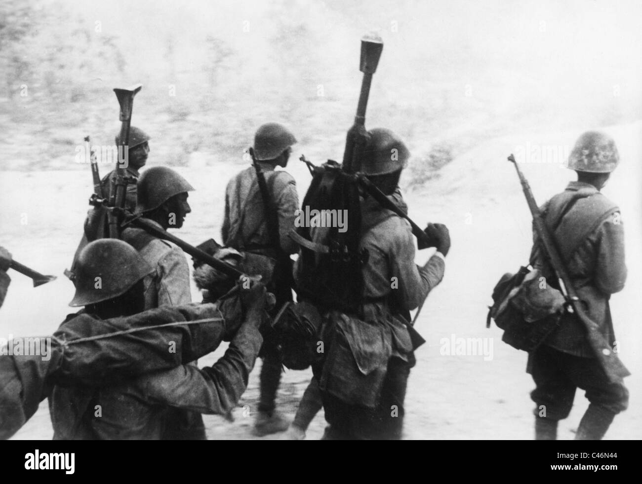 Zweiter Weltkrieg: Ostfront. Belagerung von Sewastopol, 7. Juni 4. Juli 1942 Stockfoto