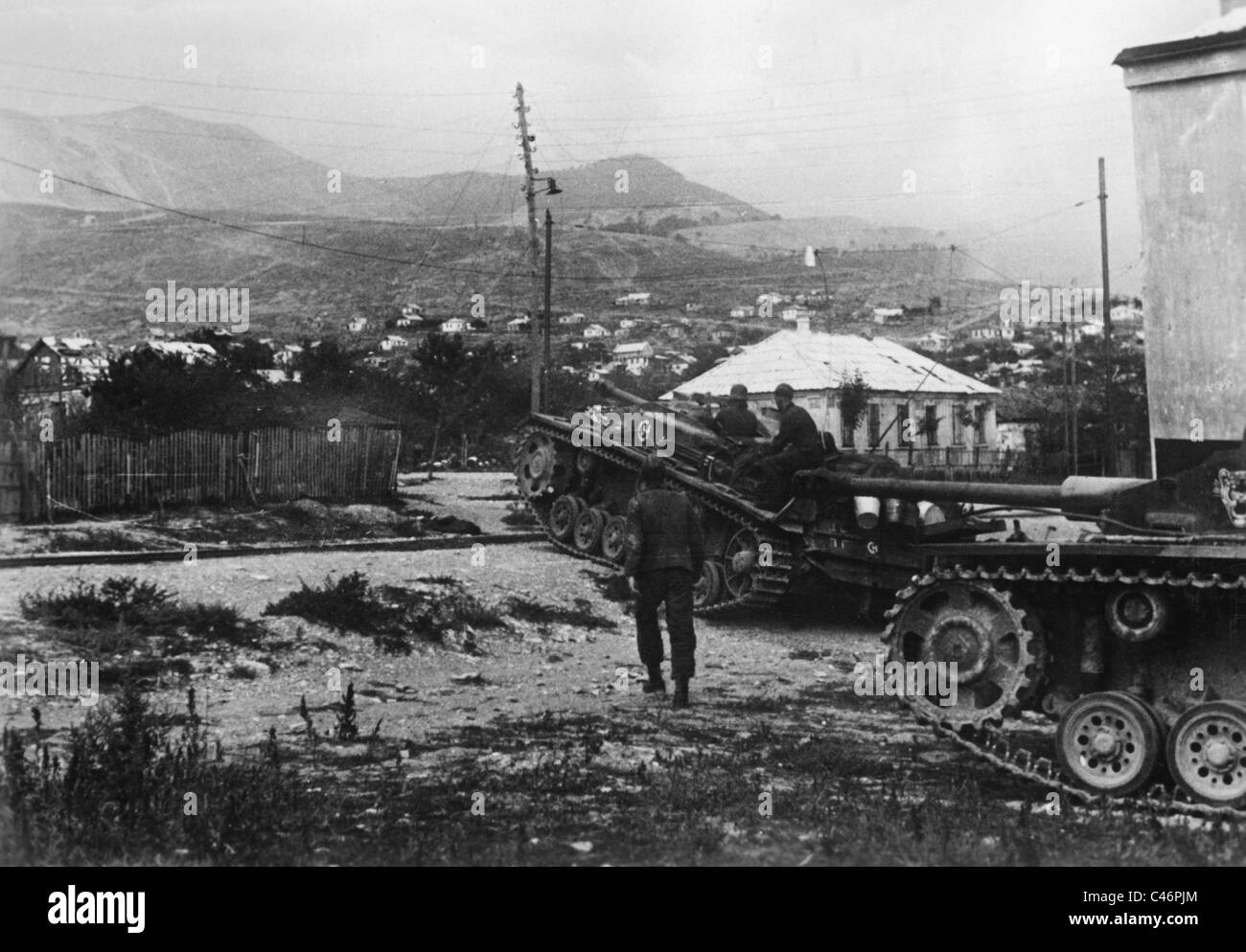 Zweiter Weltkrieg Schlacht um Noworossijsk, 19421943 Stockfotografie