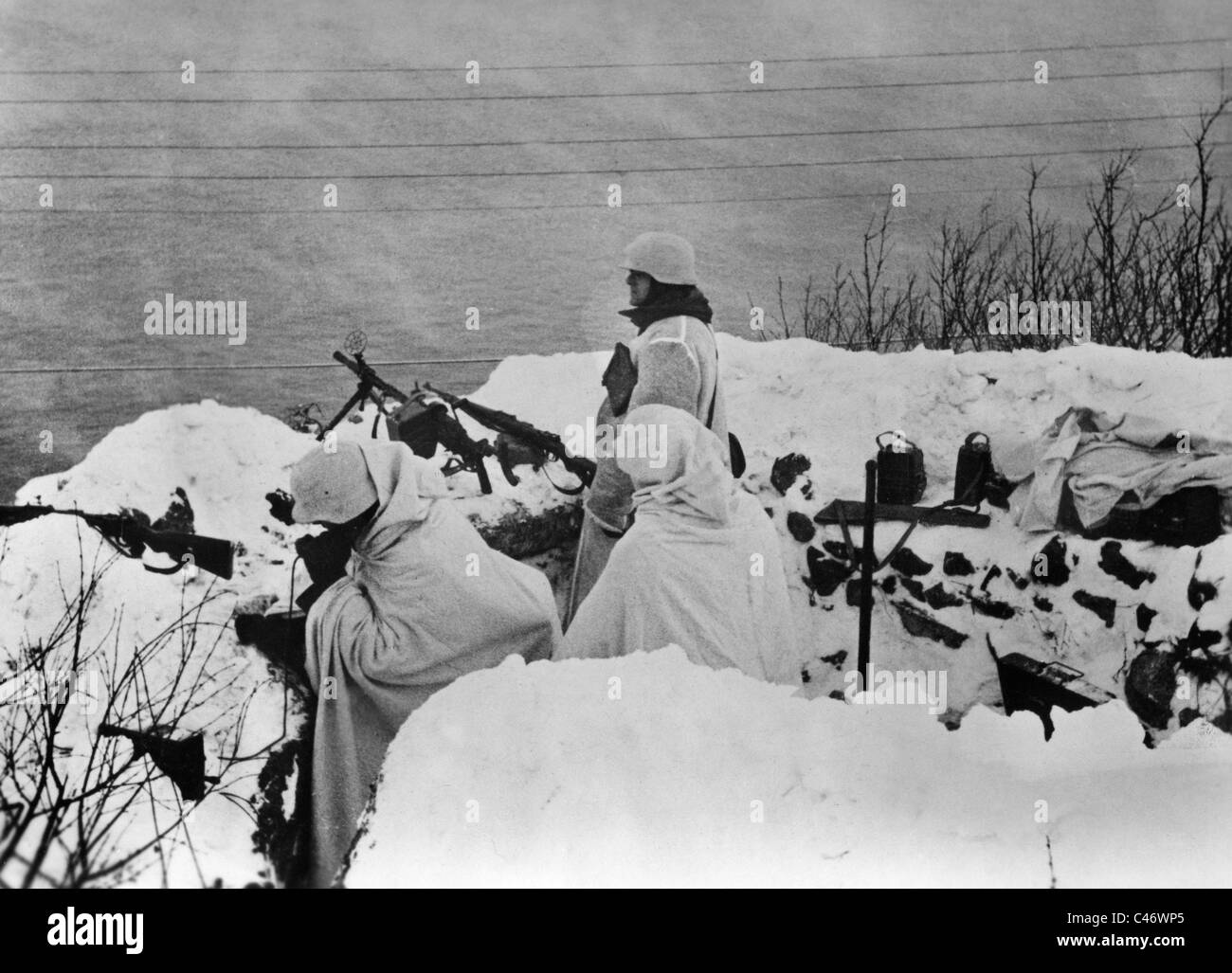 Zweiter Weltkrieg: Murmansk Frontseite, Lappland (Sapmi), Finnland, 1941-1944 Stockfoto