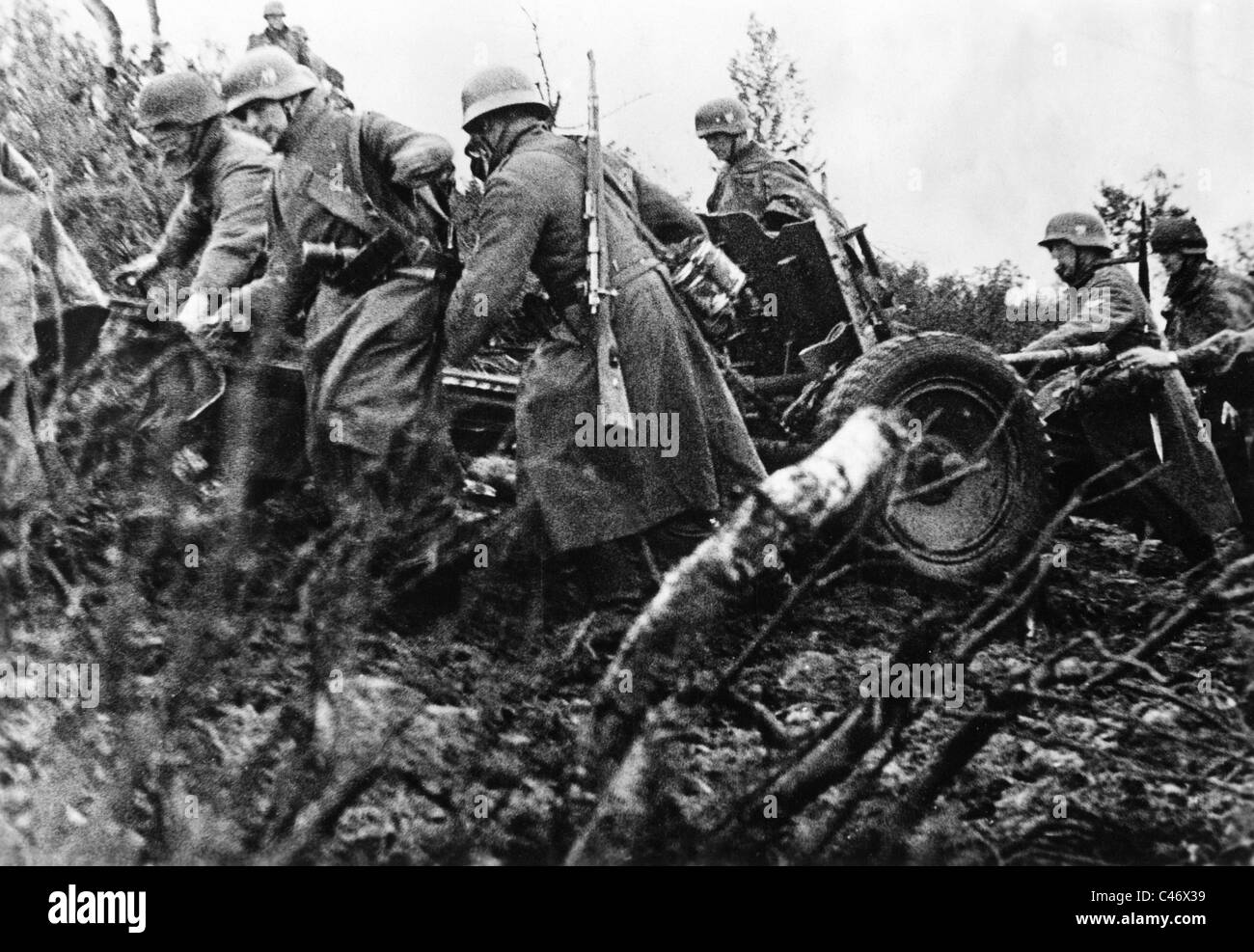 Zweiter Weltkrieg: Schlachten in Karelien, Finnland, 1941-1944 Stockfoto