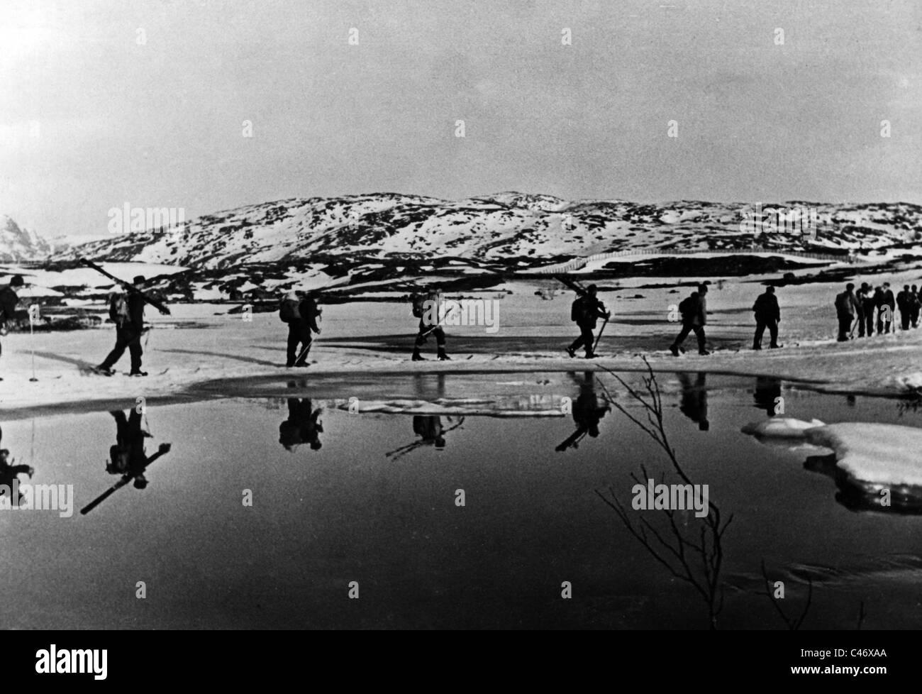 Zweiter Weltkrieg: Norwegische Kampagne. Schlachten von Narvik, 1940 Stockfoto