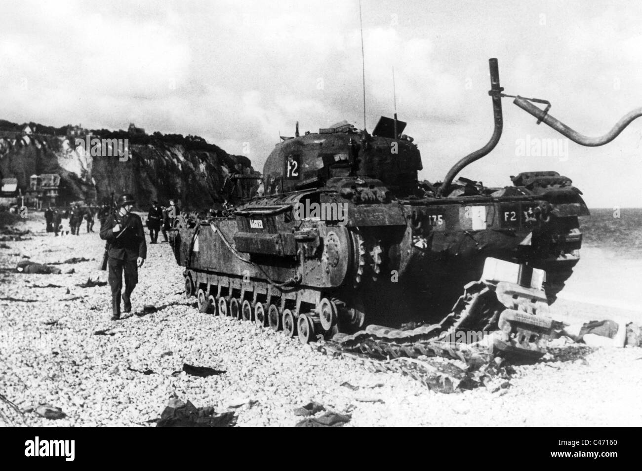 Zweiter Weltkrieg: Westfront. Dieppe Raid, August 1942 Stockfoto