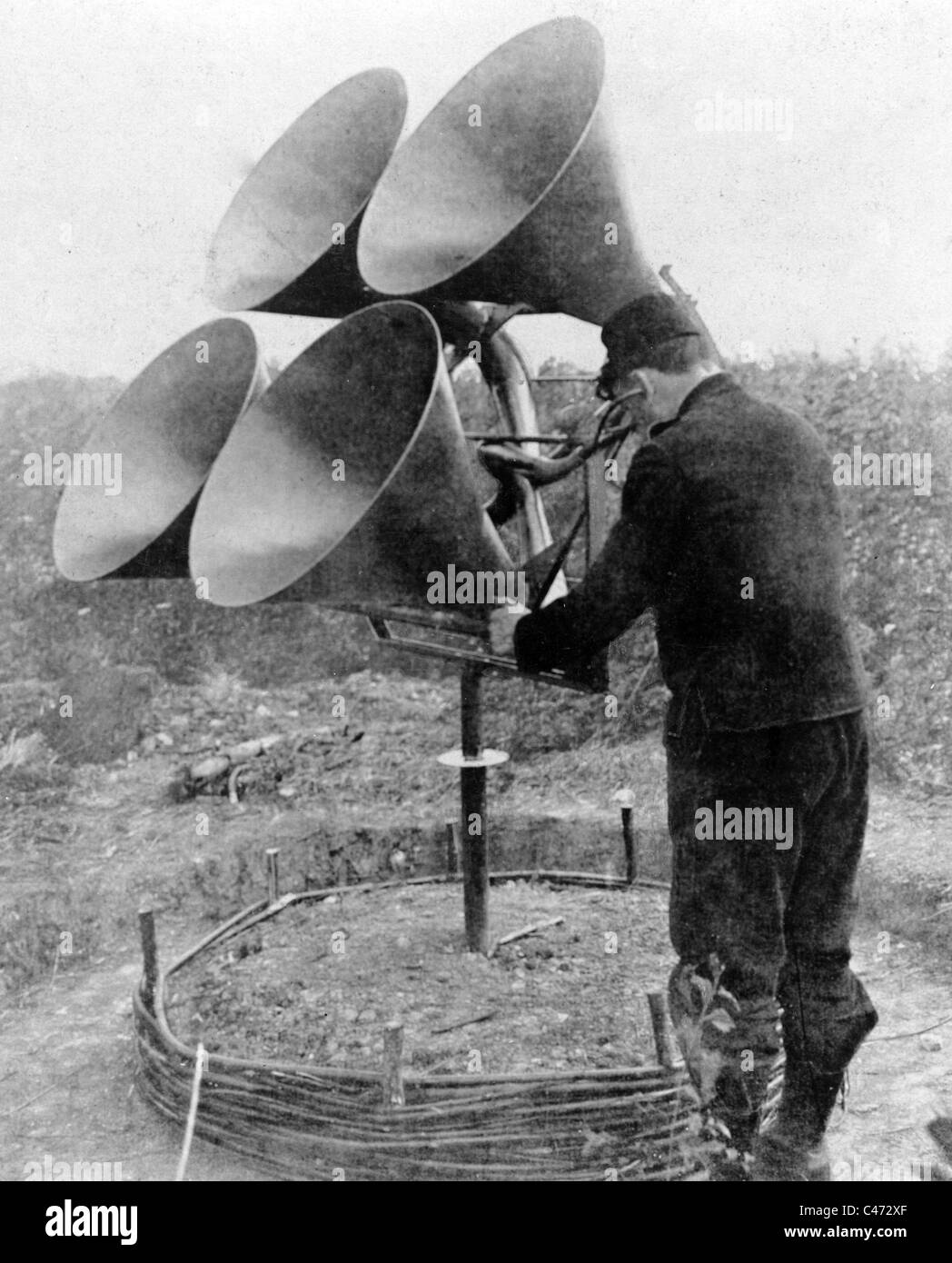 Eine französische hören Sentry, 1915 Stockfoto