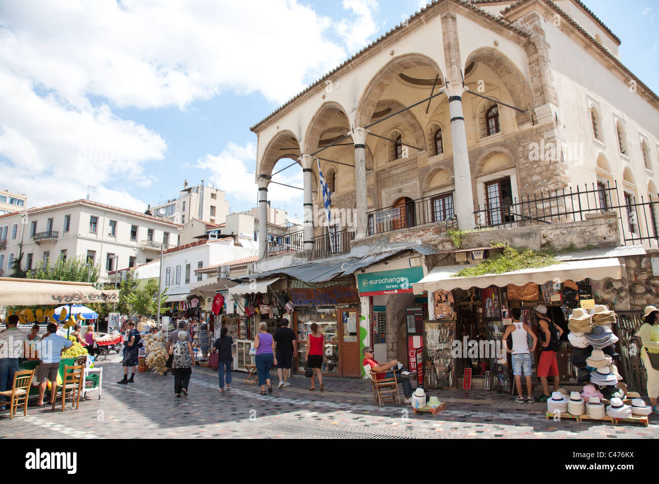 Monastiraki-Platz, Athen Griechenland Stockfoto