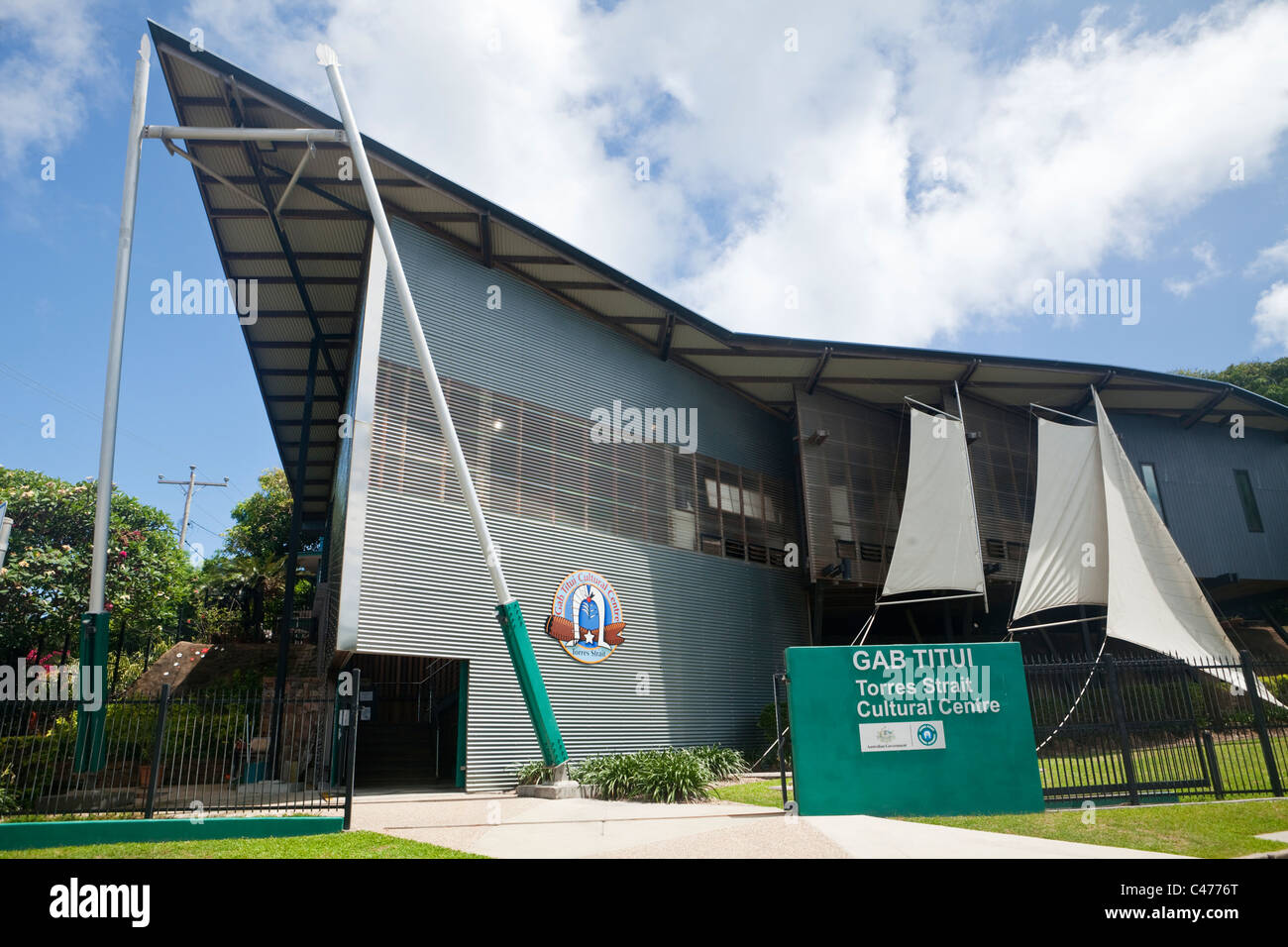 AKV Titui Torres Strait Kulturzentrum. Thursday Island, Torres-Strait-Inseln, Queensland, Australien Stockfoto