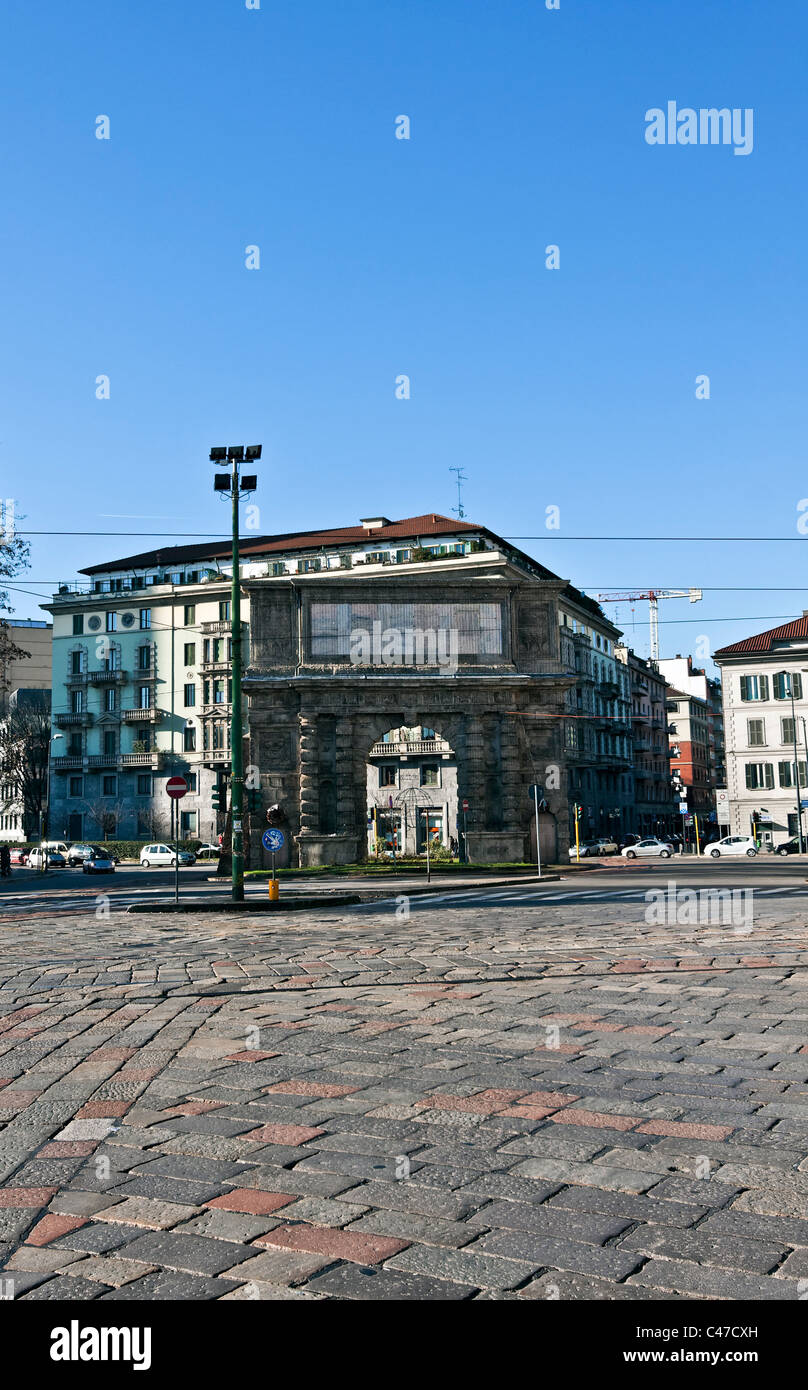 Porta Romana, der römischen Tor, monumentale Eingang der Stadt Mailand, 1596, Milano, Lombardei Italien Stockfoto