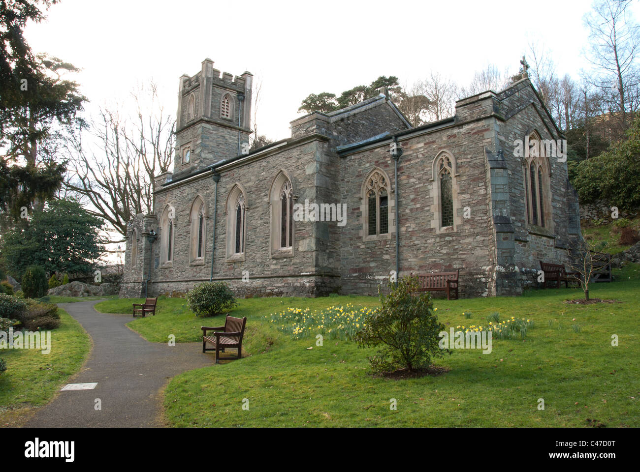 St. Marien Kirche, Rydal, Cumbria Stockfoto