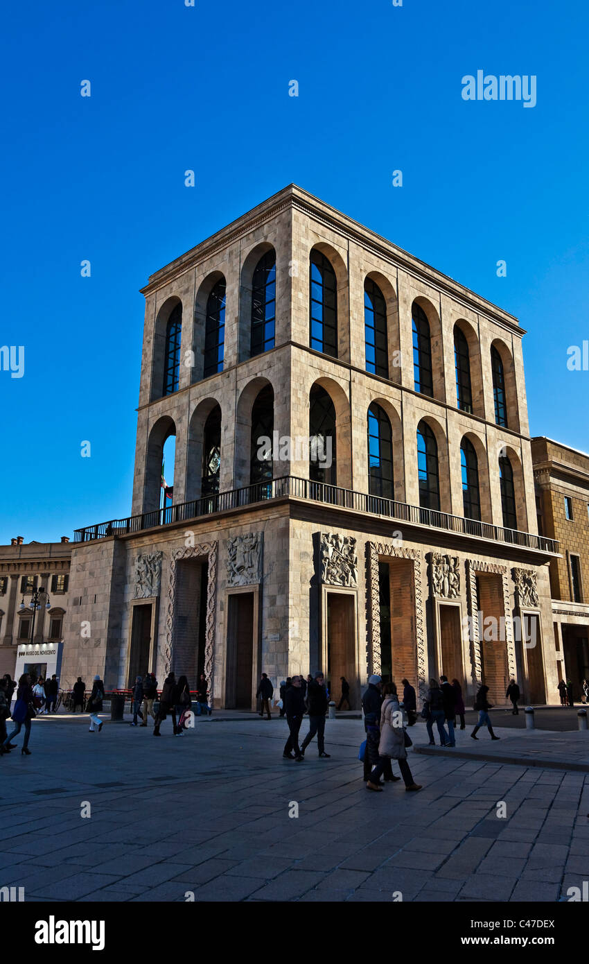 Museum des 20. Jahrhunderts, Palazzo dell'Aregario, restauriert im Jahr 2009 von Italo Rota e Fabio Fornasari Architekt, Mailand, Italien Stockfoto