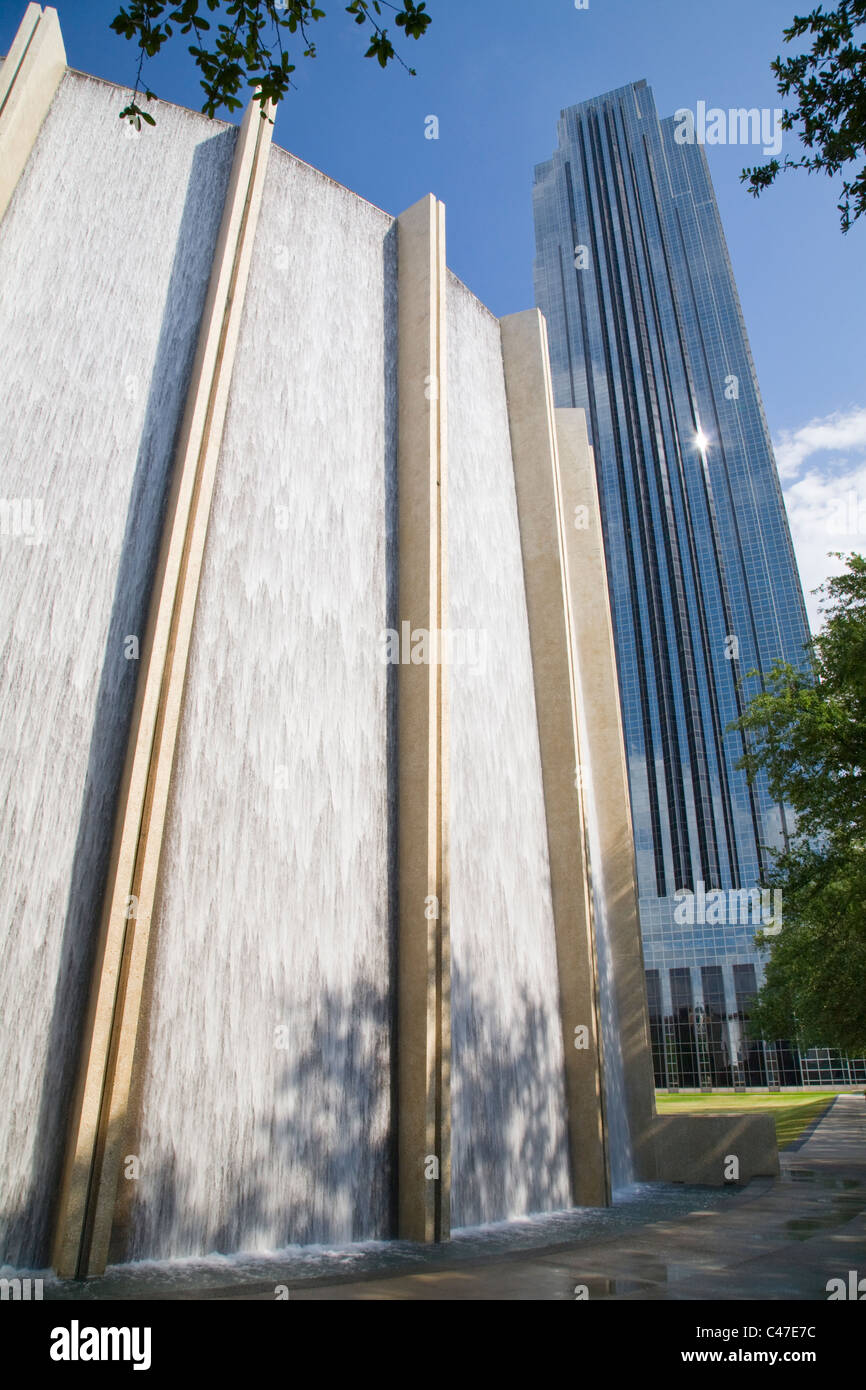 Gerald D. Hines Waterwall Park, Houston, Texas, USA Stockfoto