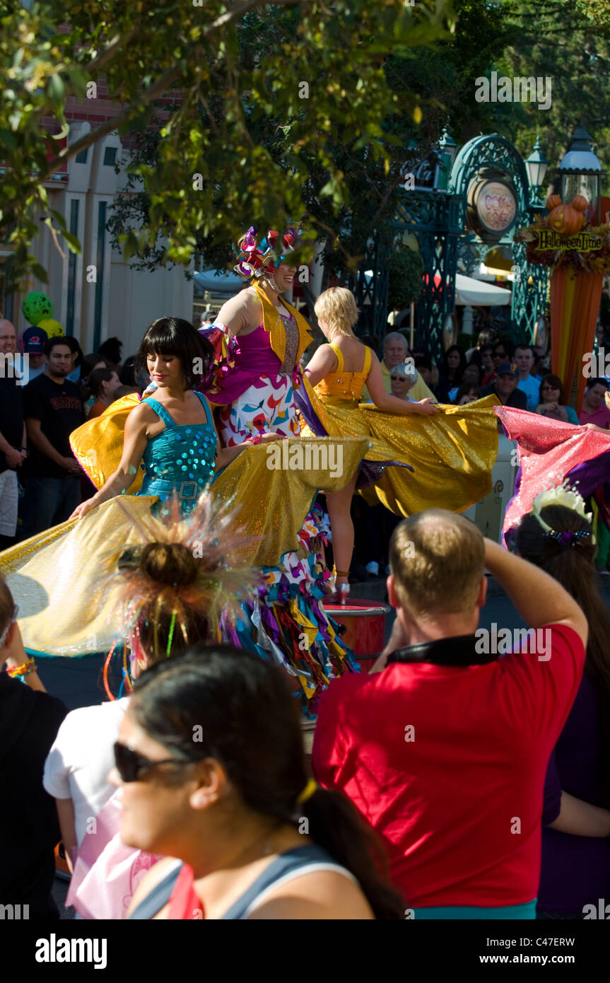 Tanz-Show im Disneyland Stockfoto